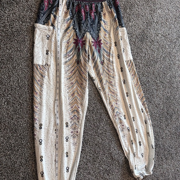 Bohemian Patterned Women's Pants - Picture 9 of 10
